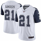 Nike Men & Women & Youth Cowboys 21 Deion Sanders White Color Rush Limited Jersey,baseball caps,new era cap wholesale,wholesale hats